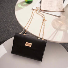 Load image into Gallery viewer, British Fashion Simple Small Square Bag Women's Designer Handbag 2019 High-quality PU Leather Chain Mobile Phone Shoulder bags