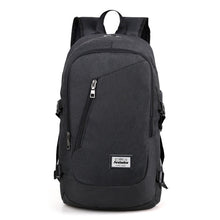 Load image into Gallery viewer, Fashion man laptop backpack usb charging computer backpacks casual style bags large male business travel bag backpack